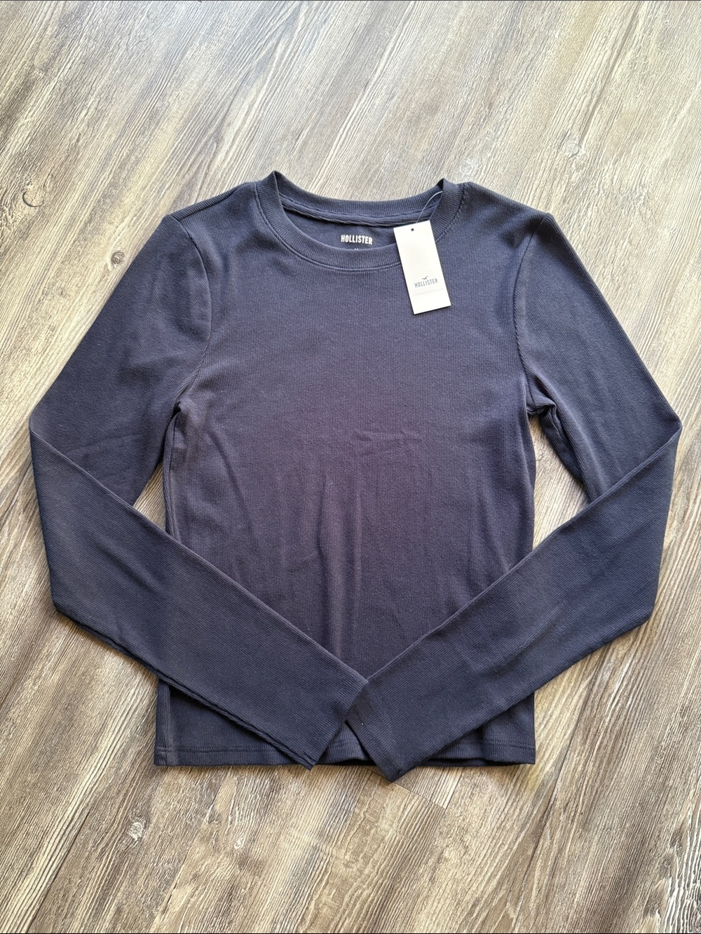 NWT Hollister Ribbed Long Sleeve Shirt